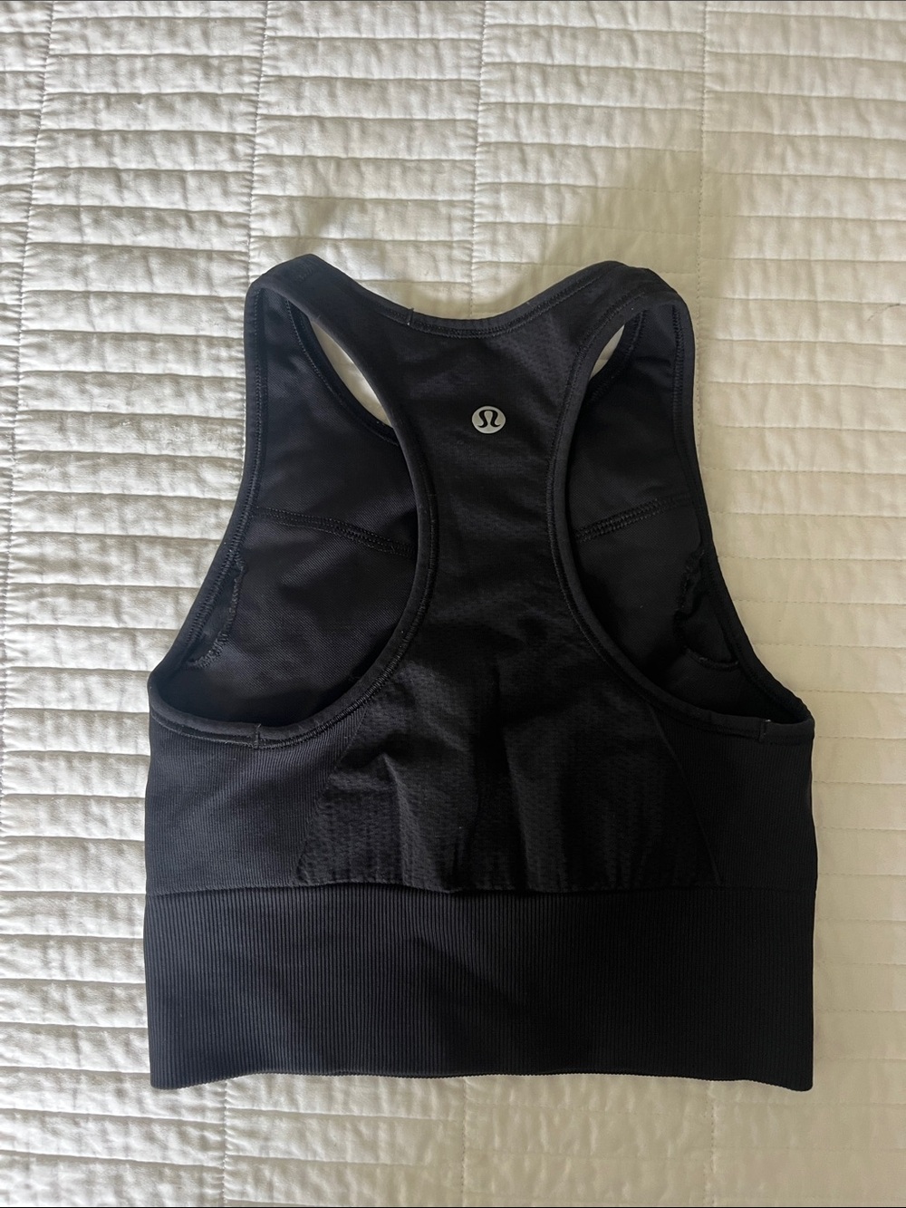 lululemon athletica Black Racerback Bra Top